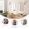 Flash Furniture Mila 20in x 30in Arched Metal Framed Wall Mirror, Gold HMHD-23M006YBN-GLD-GG - alternate 7
